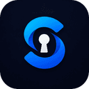 SafeKey blue keyhole logo