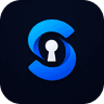 SafeKey blue keyhole logo